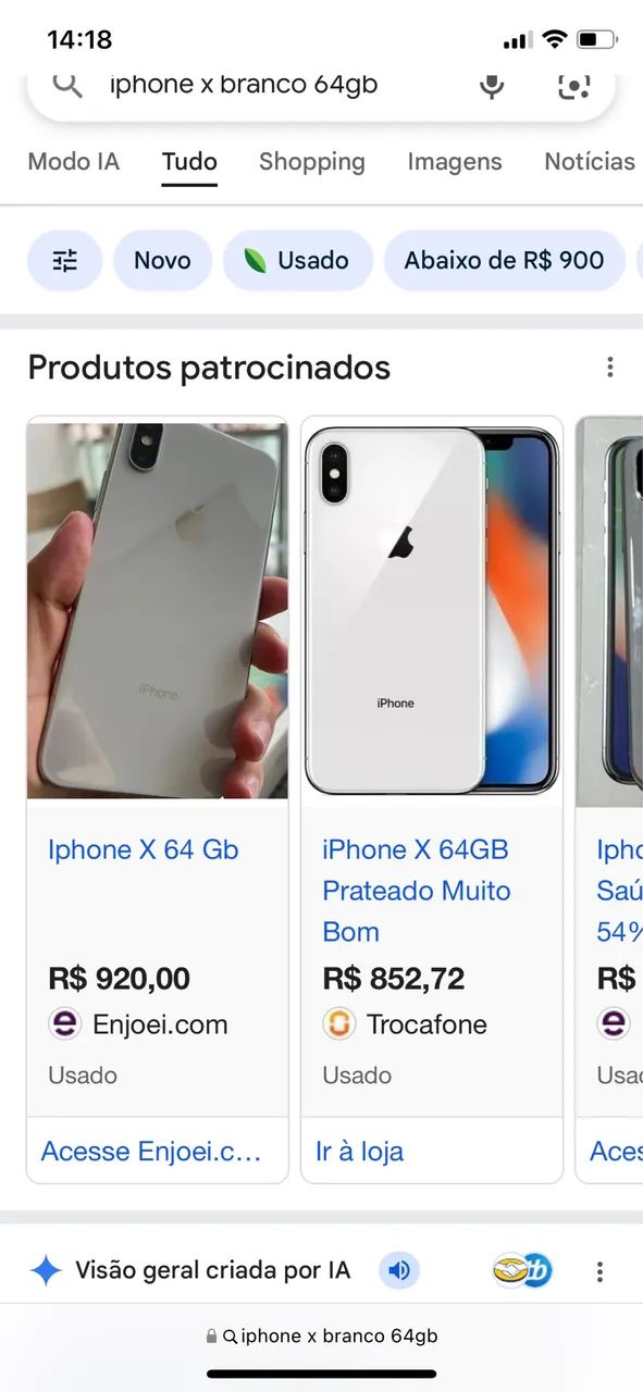 iPhone X branco  - Foto 2
