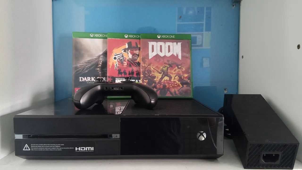 Xbox one FAT 500GB com 1 controle e 3 jogos  - Foto 3