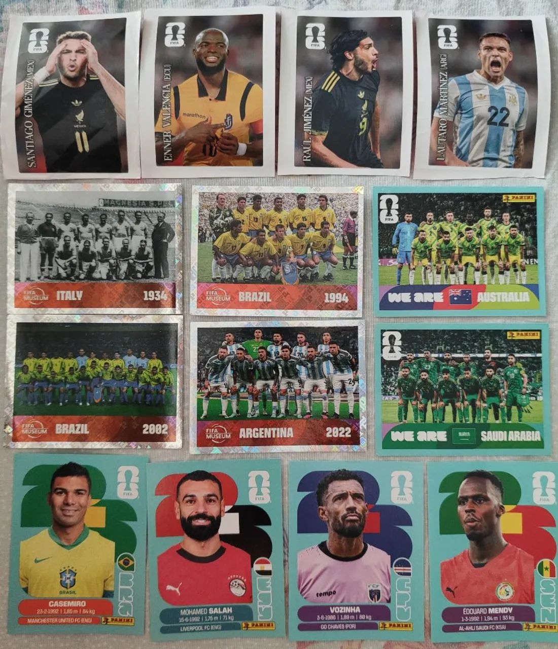 Figurinhas Copado Mundo 2026 - Leia a descrição 