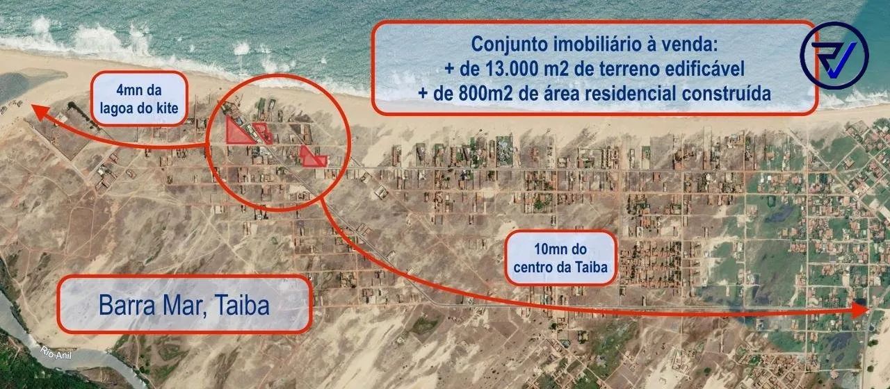 Área total de 4.403 m² a 200 m da Praia daTaíba - Foto 3