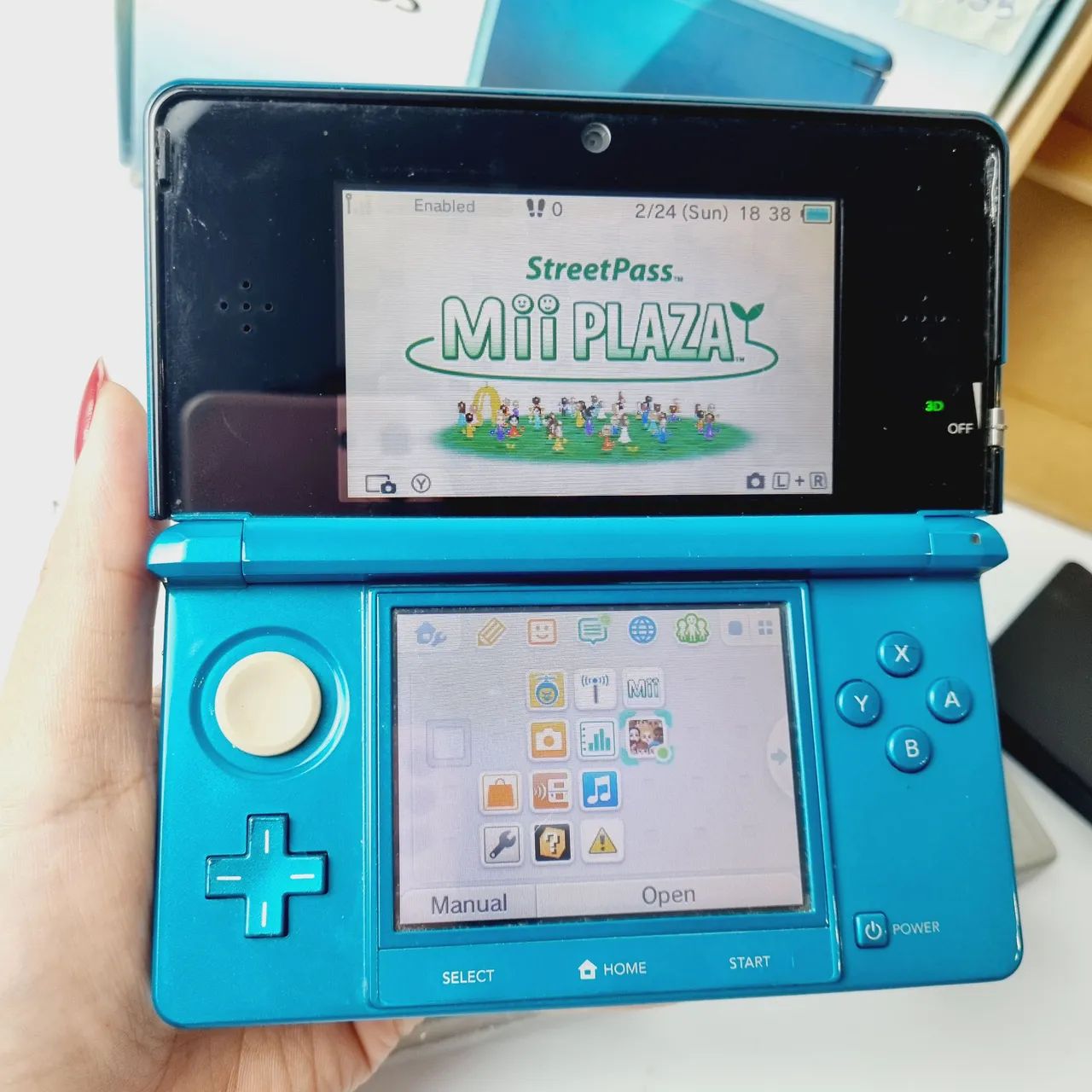 J155- CONSOLE 3DS OLD AZUL- BLOQUEADO - Consoles de Vídeo Game