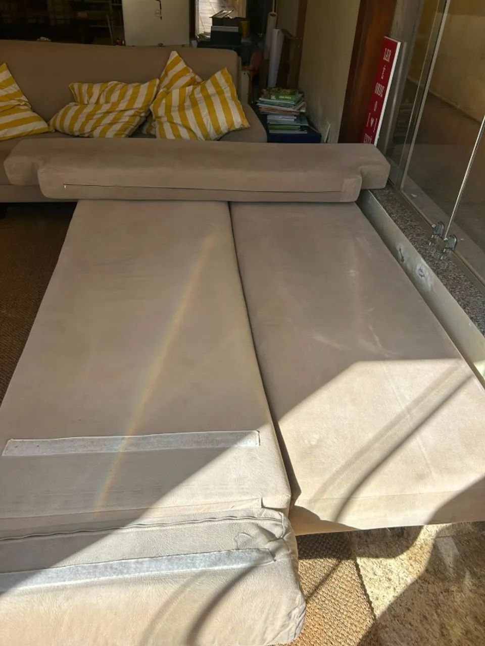 Jogo de sofá-cama com 2 peças  - Foto 5