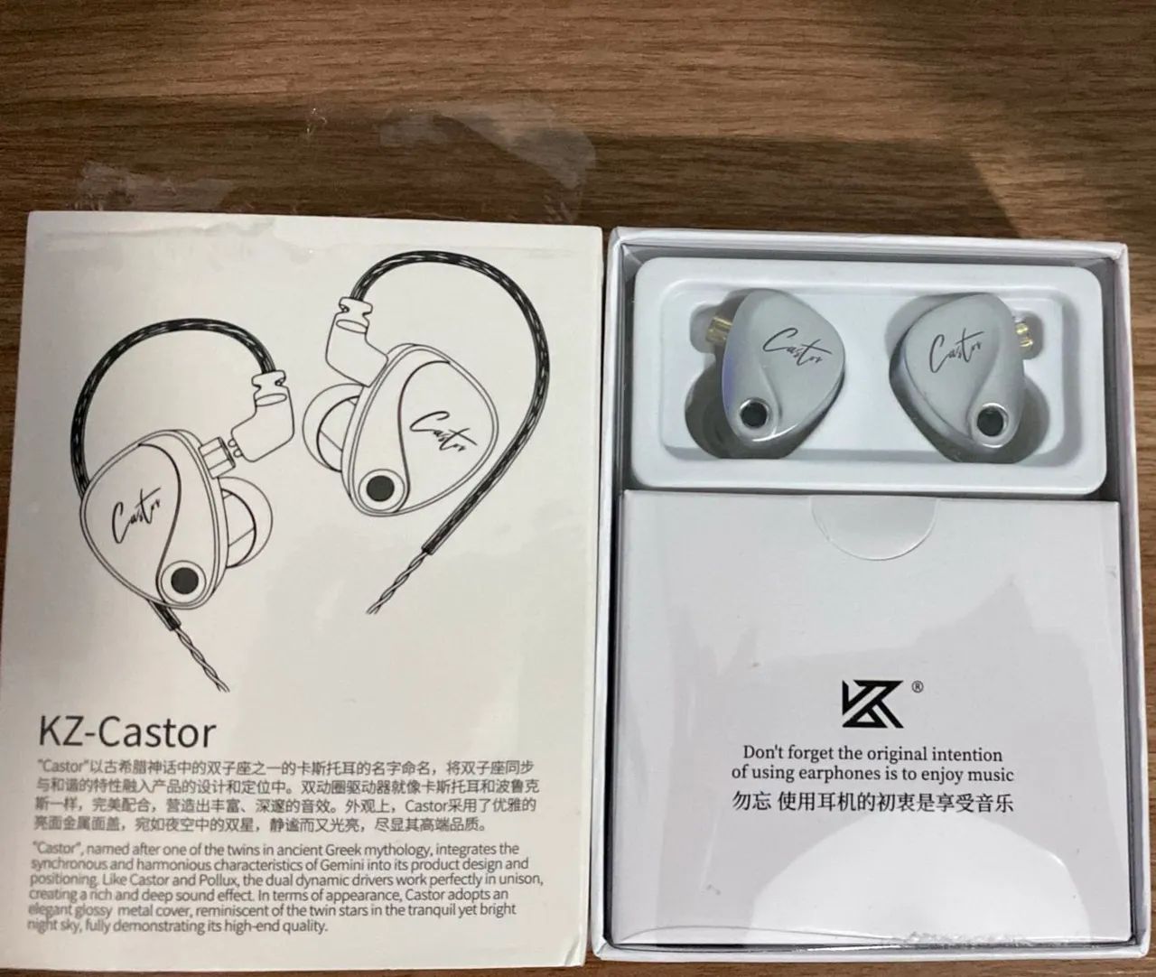 FONE KZ CASTOR ORIGINAL