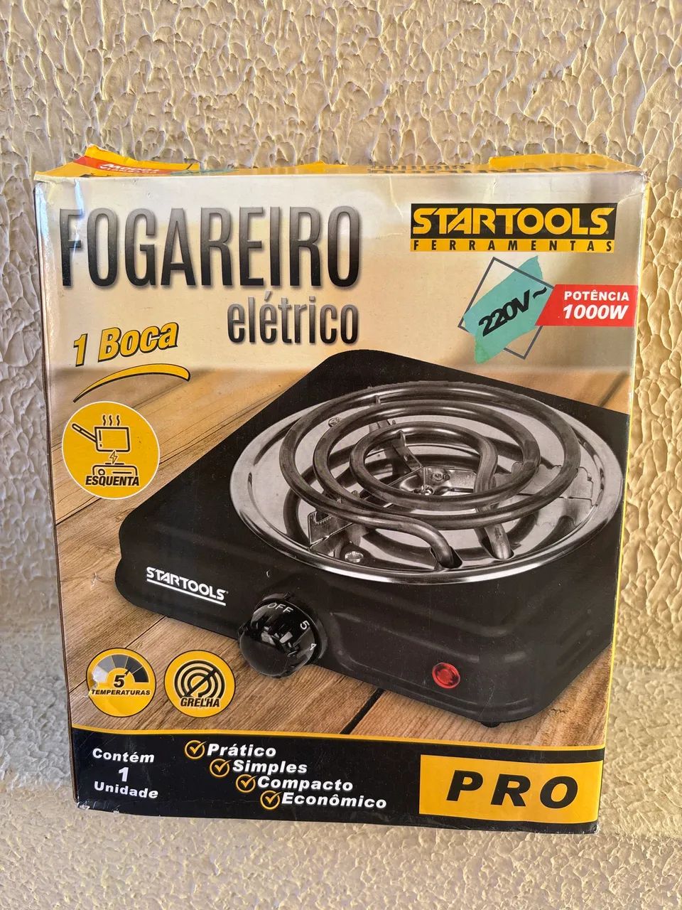 fogareiro elétrico 1 boca