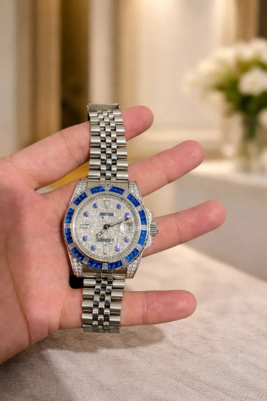 Rolex cravejado  - Foto 3