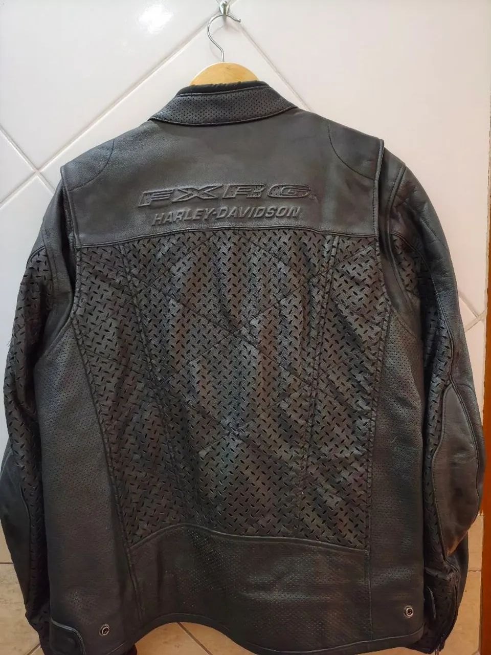 Jaqueta Harley Davison couro - Foto 4