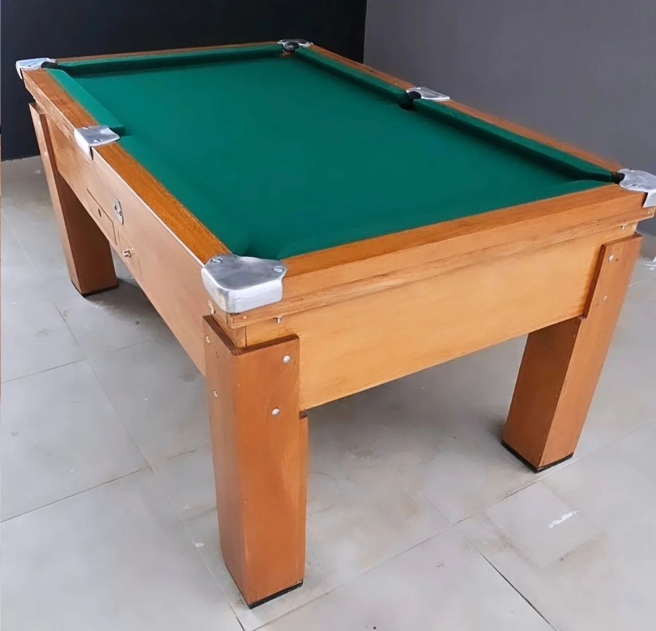 Mesa de Sinuca Nova com Taco e Jogo de Bolas R$ 3.899,00  - Foto 5