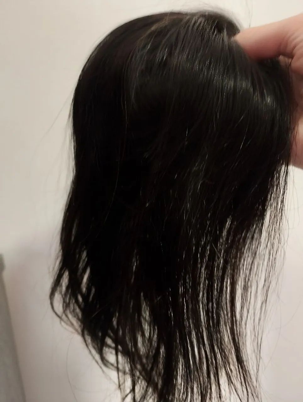 Peruca topo frontal castanho escuro - Foto 4