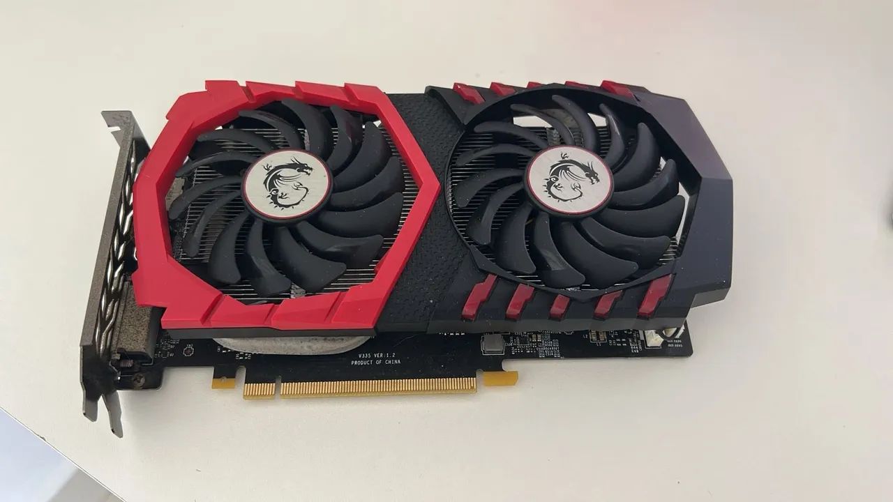 GTX 1050 Ti MSI Gaming 4GB COM DEFEITO - Para Reparo ou Peças