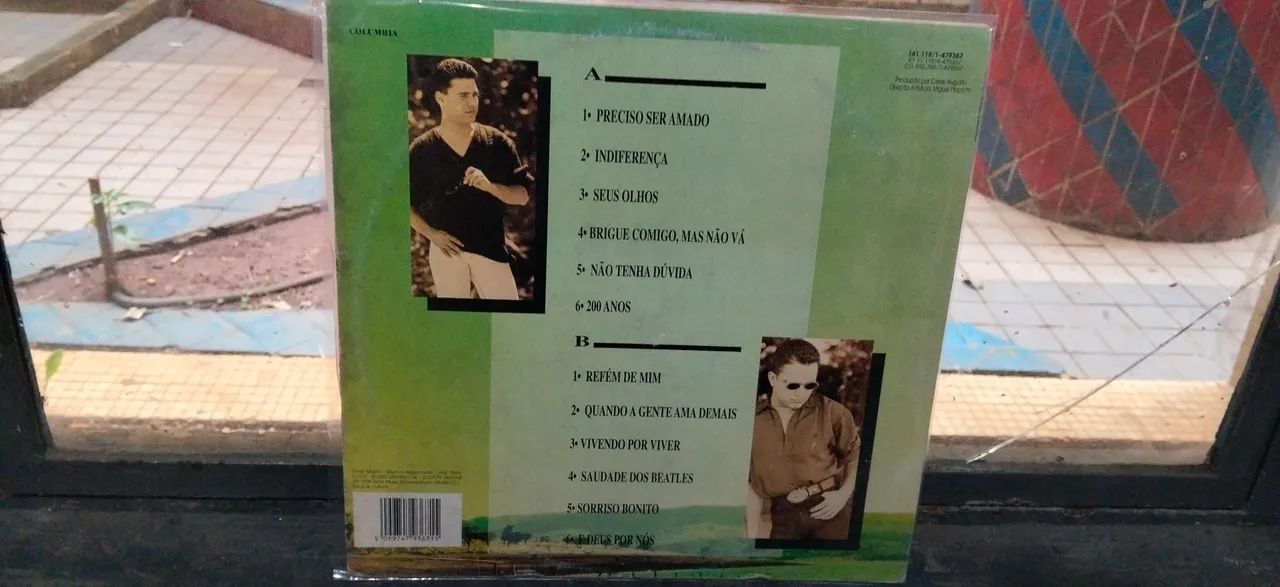 LP Zezé di Camargo e Luciano 1996 indiferença  - Foto 2