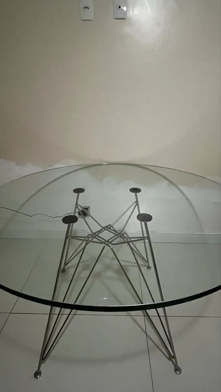 Tampo de Vidro de Mesa Redondo - Foto 2