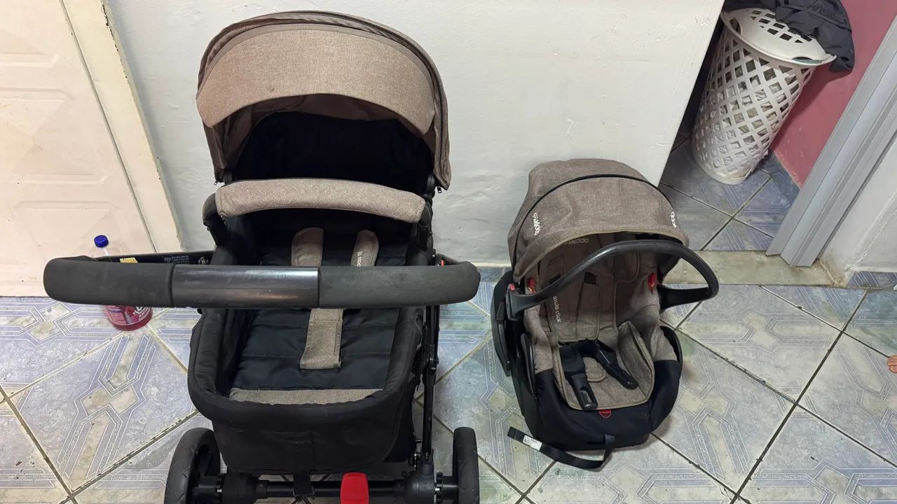 Carrinho Kiddo Moisés com bebê conforto  - Foto 5
