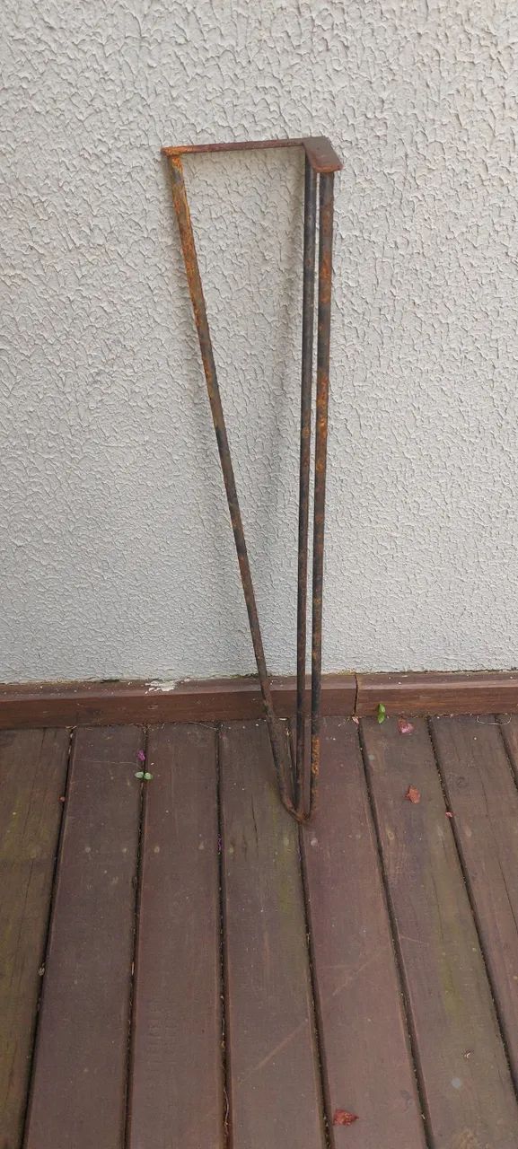Pés de Ferro Estilo Hairpin Legs (Para Mesa/Móveis) X 6 - Foto 2
