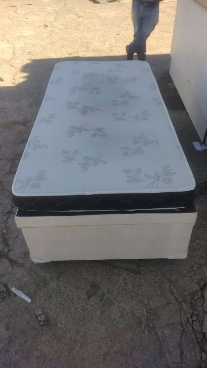 Cama baú de solteiro com colchão  entregamos no local  - Foto 2