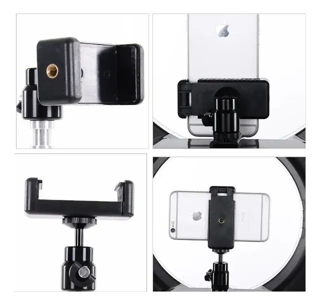 Suporte Ou Garra Prendedor Celular Para Tripé Adaptador - Foto 2