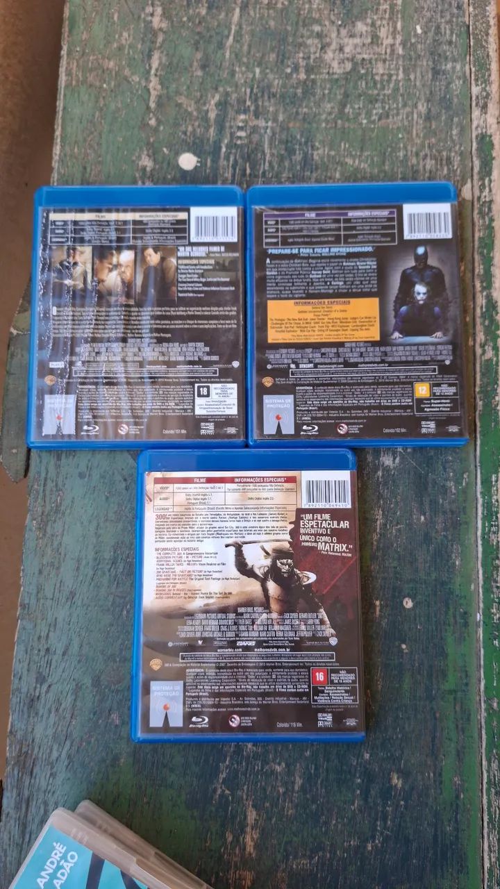 Blu Ray Batman, Os Infiltrados e 300 de Sparta - Foto 2