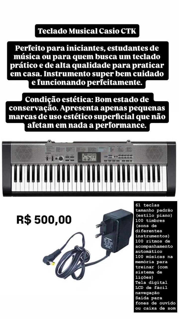 Teclado Casio