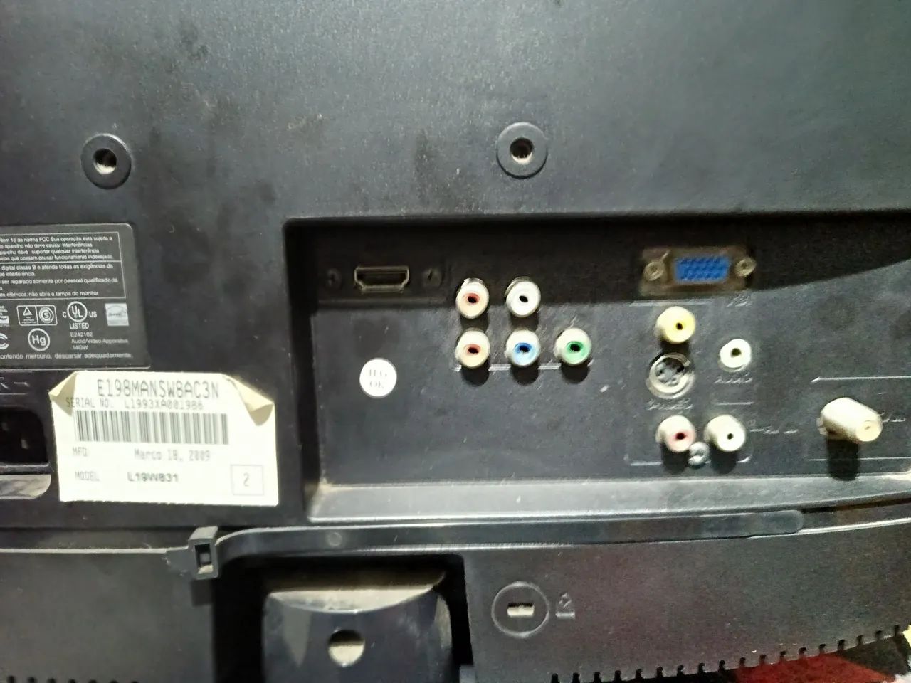 Monitor AOC 19 polegadas saída HDMI trocas  - Foto 2