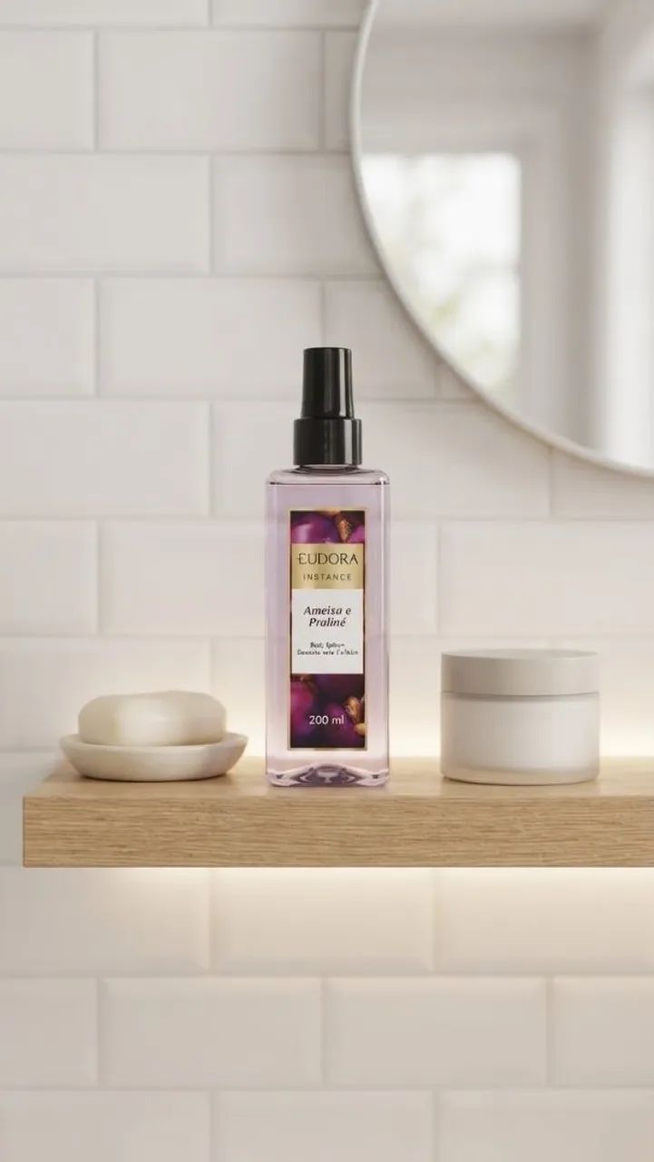 Body Spray - Ameixa e Pralinê  - Eudora - 200ml - Foto 4