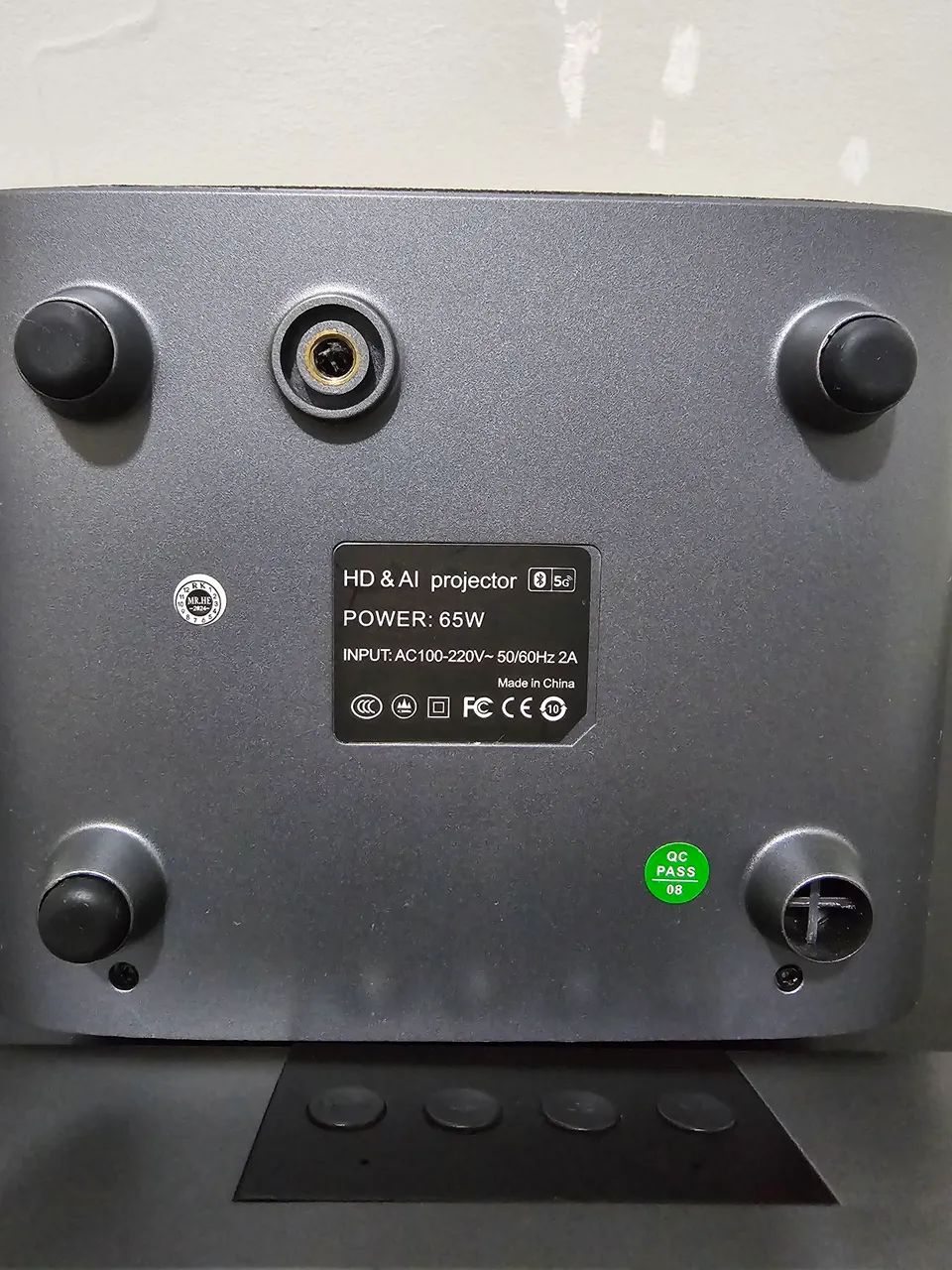 Kit Projetor A10 plus, caixa de som e controle Bluetooth  - Foto 4
