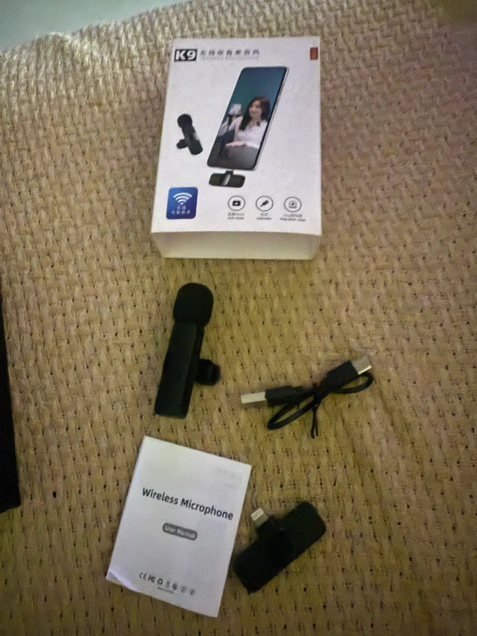 Microfone de Lapela K9 entrada IPhone anterior ao 15