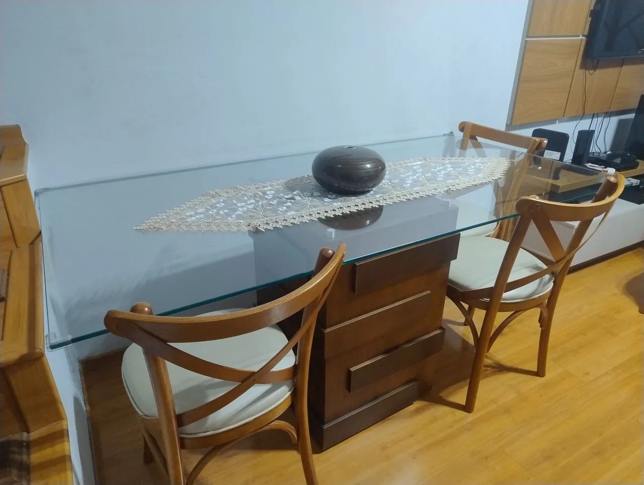 Conjunto de mesa e cadeira sala de jantar - Foto 3