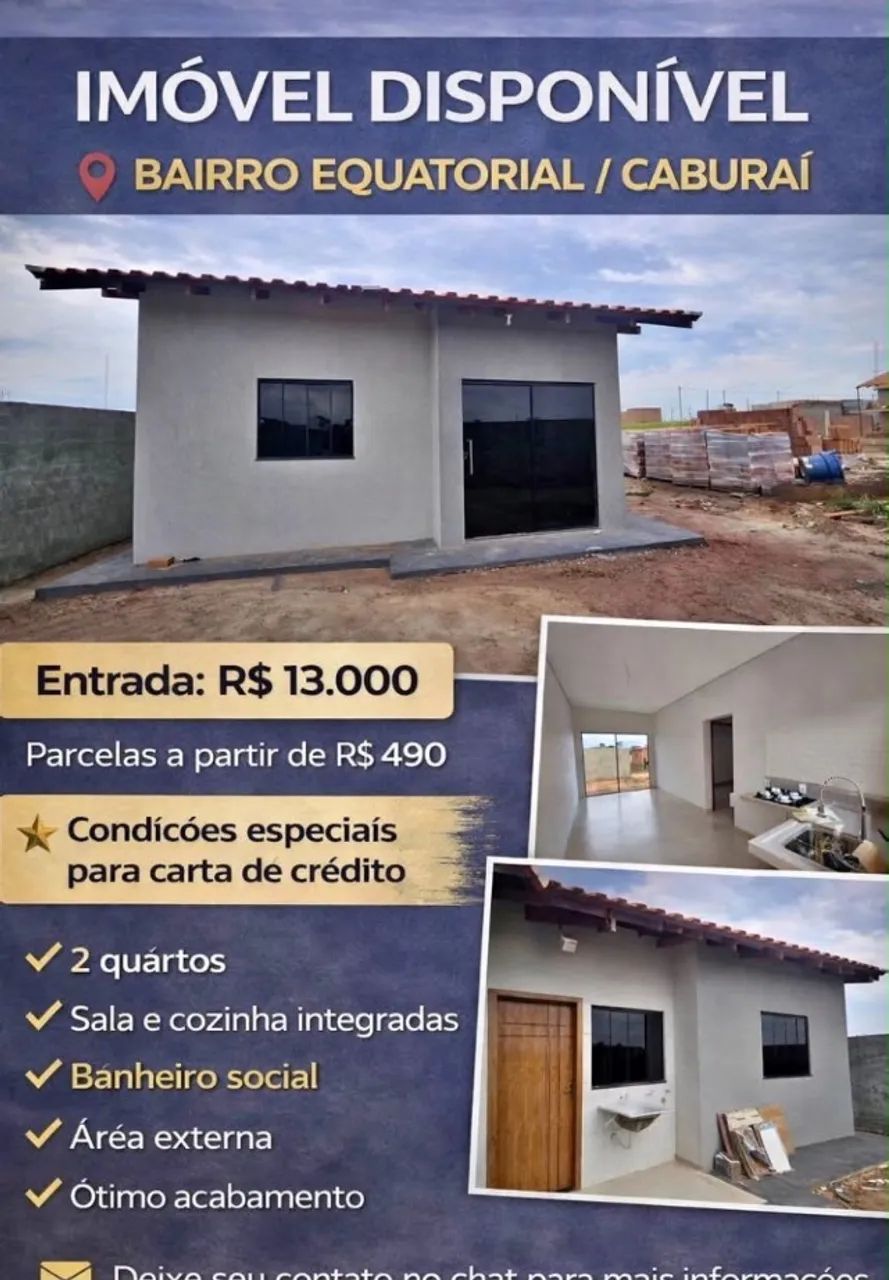 VENDE- SE IMÓVEL NO EQUATORIAL