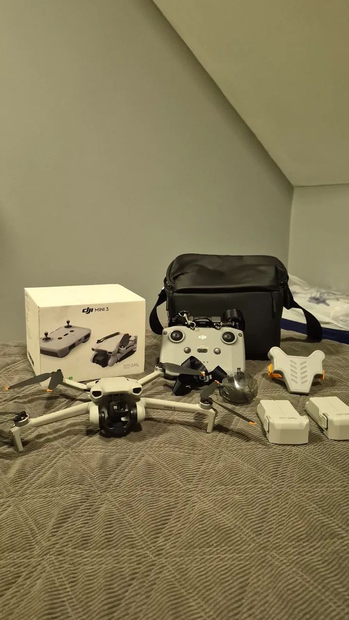 dji mini 3 com duas baterias 