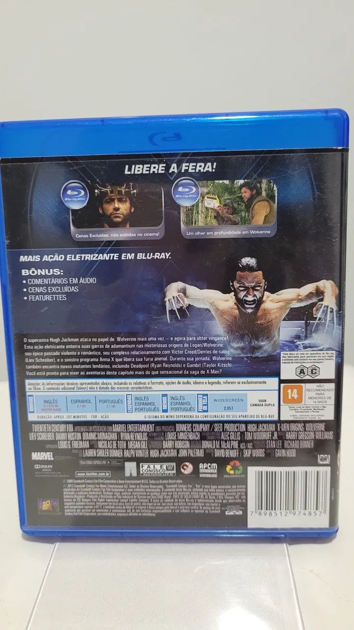 BLU-RAY DVD XMEN-ORIGENS: WOLVERINE - Foto 2