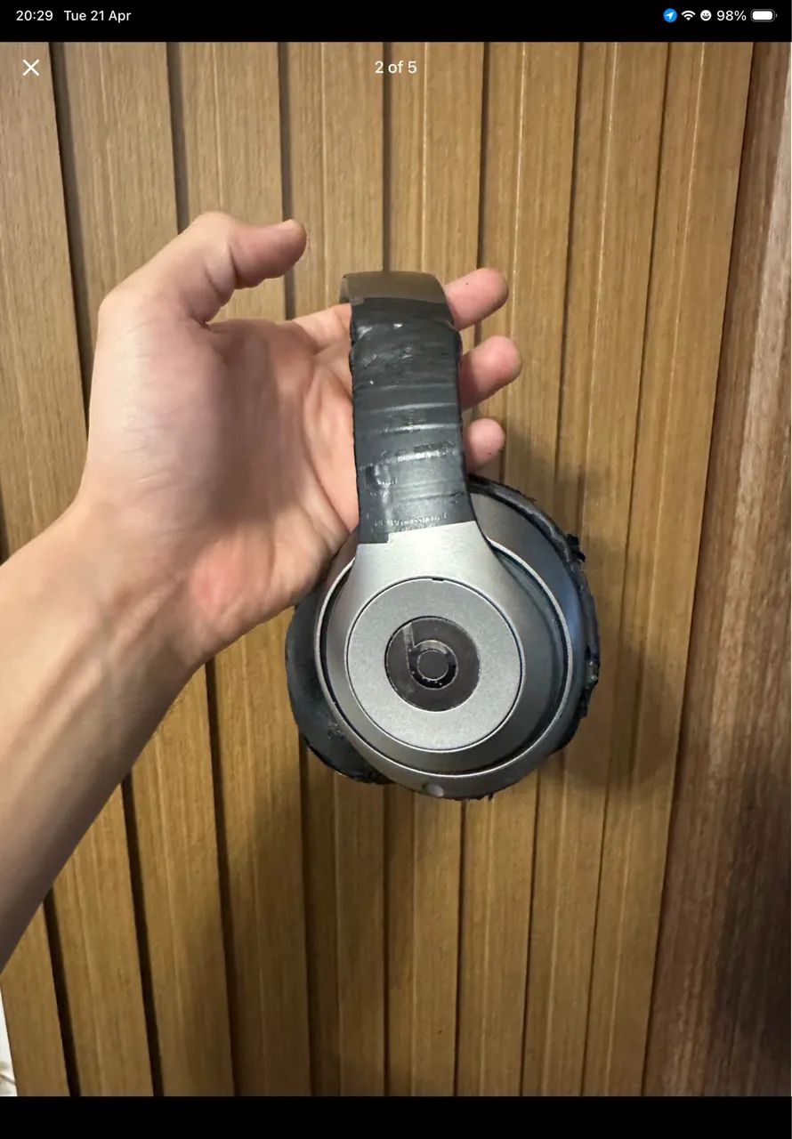 Fone Beats Studio 2.0 P/ Retirada de Peças - Foto 2