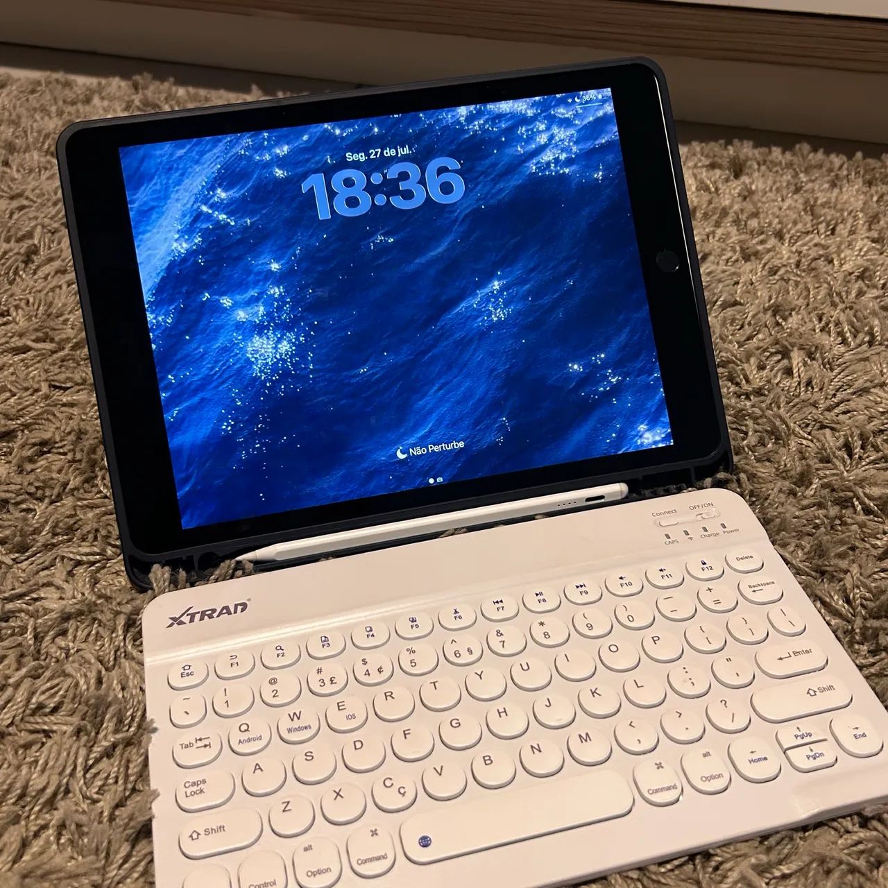 ipad 9 64gb (capa, caixa, carregador, teclado, apple pencil - Foto 2