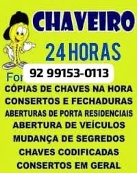 Chaveiro atendemos toda Manaus 24horas disponível