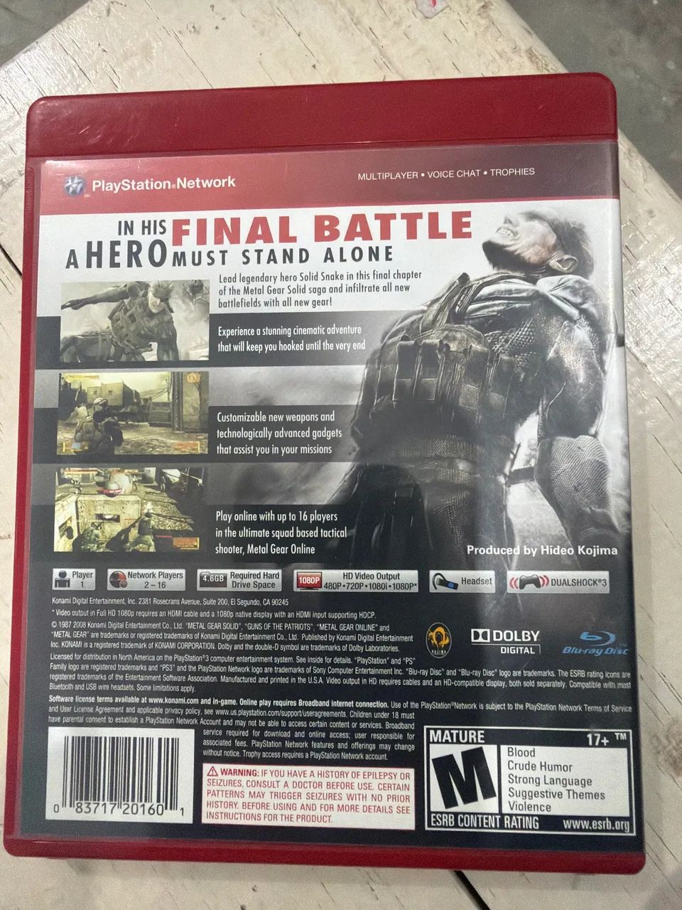 Metal gear sólid 4 ps3 - Foto 2