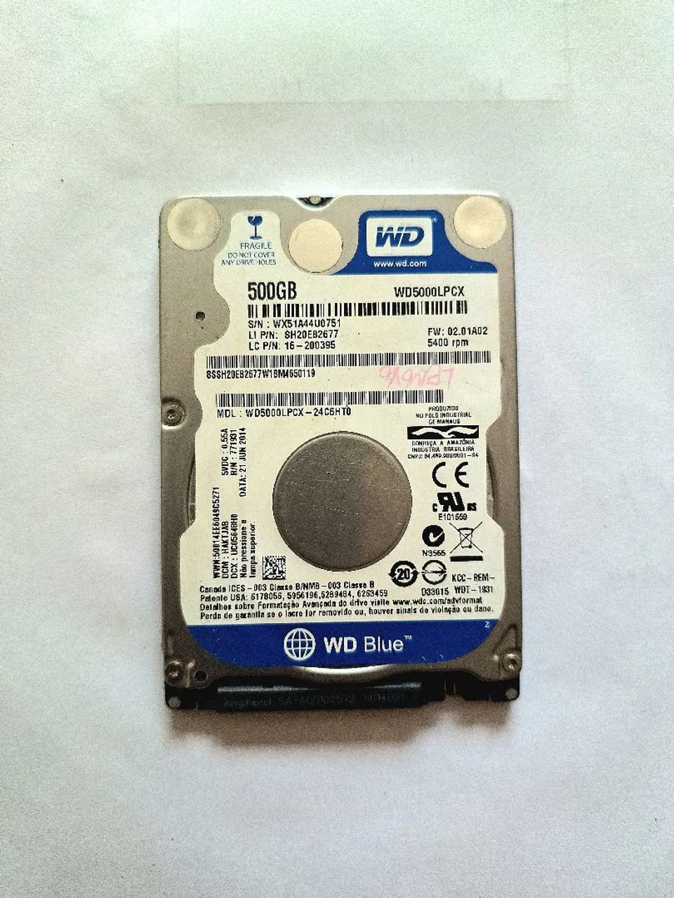 Hd de 500gb