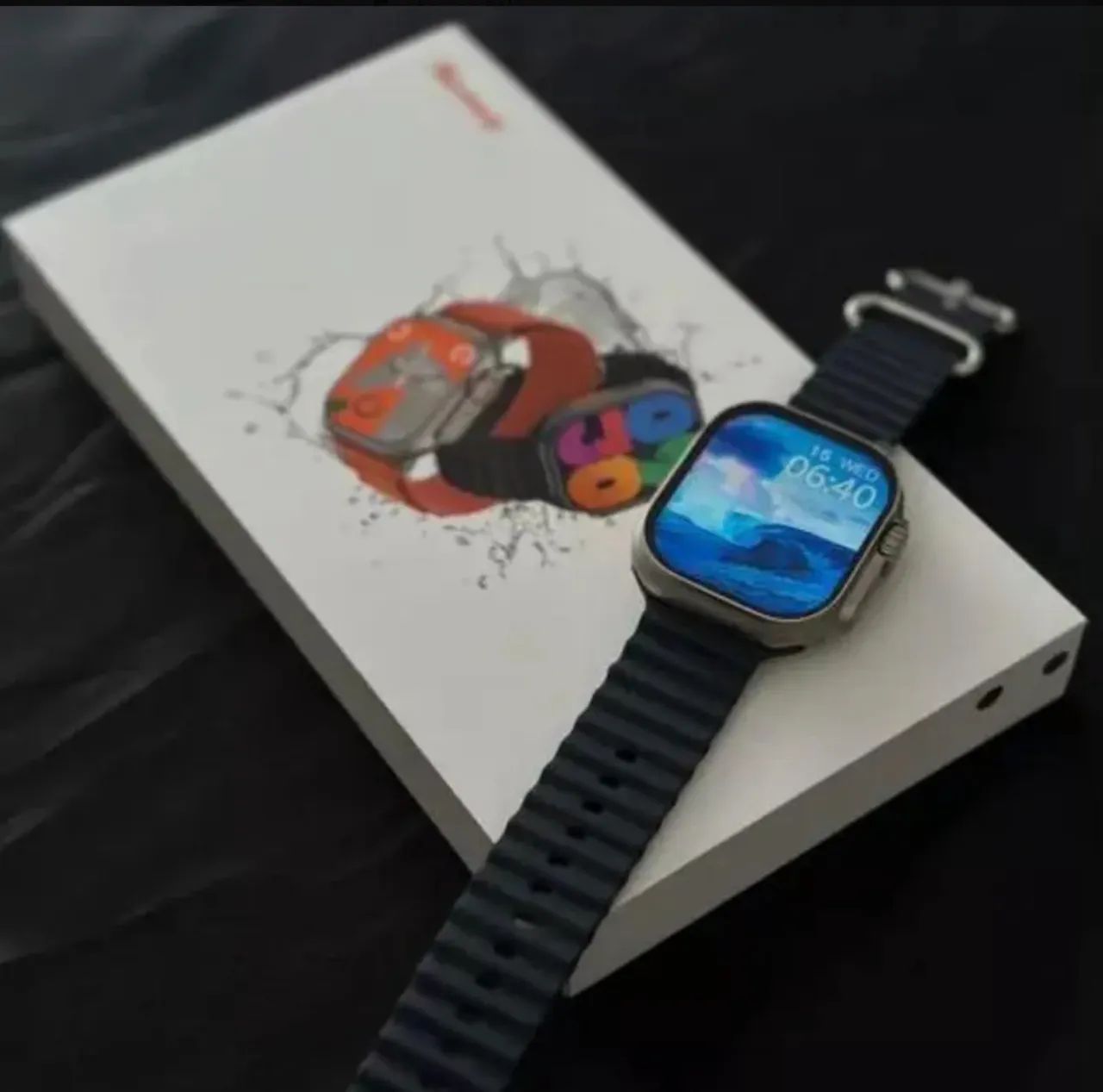 Relógio Smartwatch W69 Microwear Ultra Pro Series 9 Nfc - Foto 4