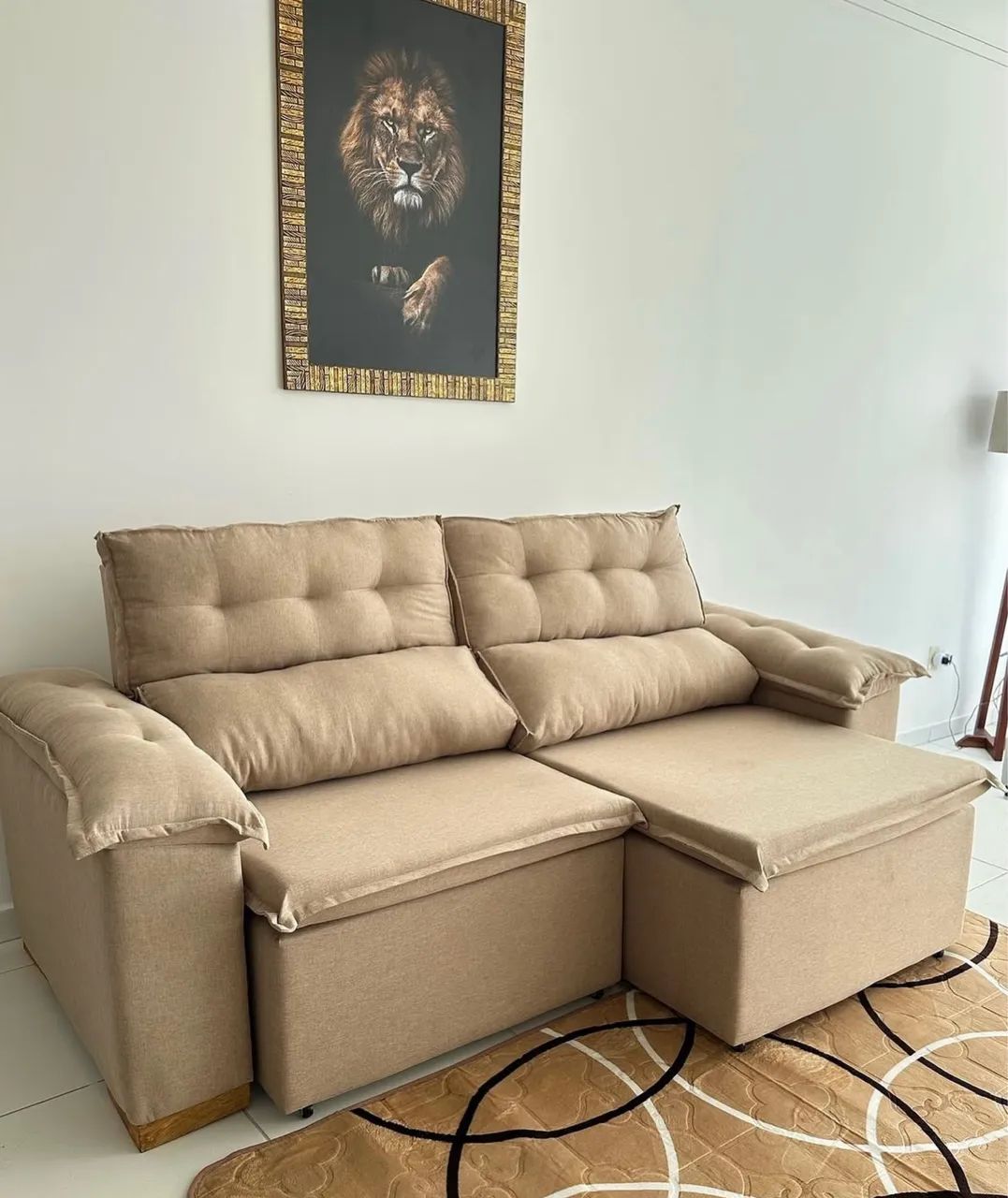 Sofá Retrátil Reclinável 2 Metros | Modelo Istambul | Produção Sob Medida - Foto 3