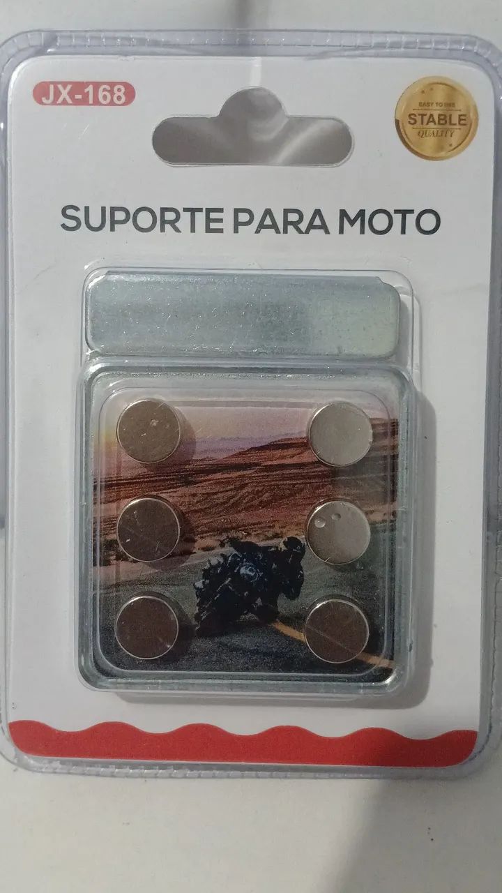 Suporte magnético para moto 