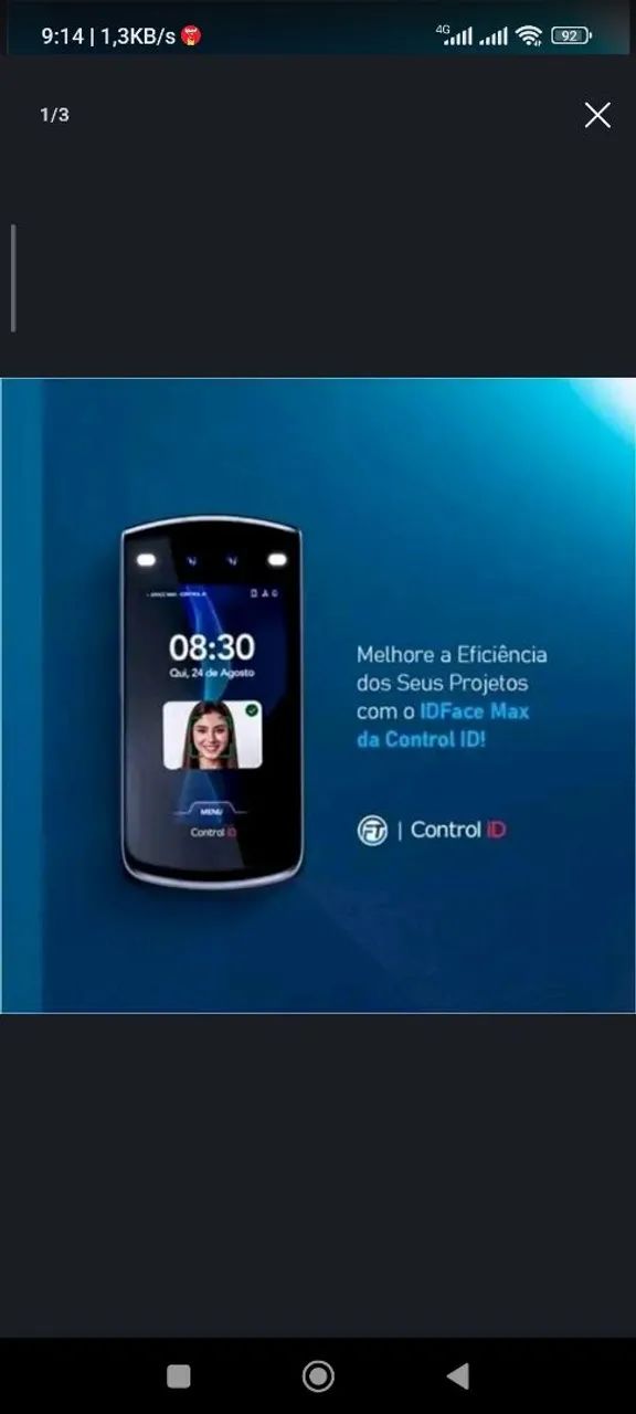 Controlador de acesso Control id max - Foto 3