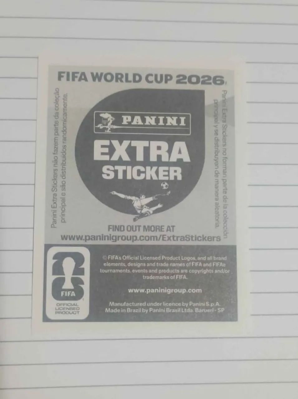 Figurinha legend da copa do mundo 2026 - Foto 2