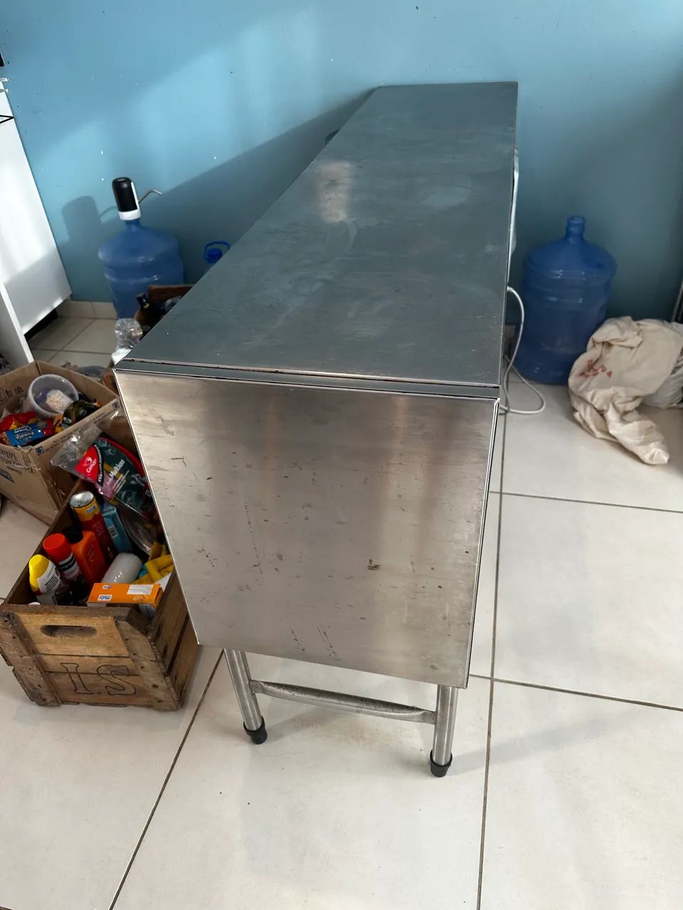 Bancada Inox cozinha industrial  - Foto 3
