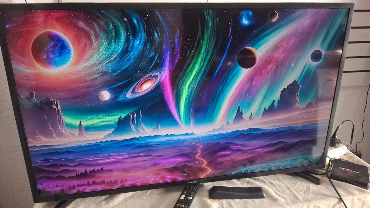 TV SAMSUNG 43 POLEGADAS SMART IMPECÁVEL COM GARANTIA DE FUNCIONAMENTO SUPER RÁPIDA TIZEM  - Foto 2