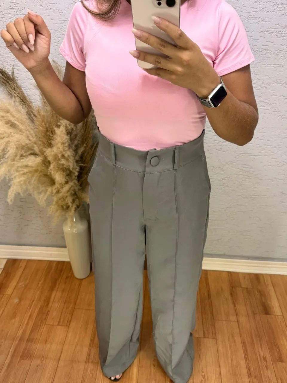 Calça Alfaiataria com cinto - Foto 4
