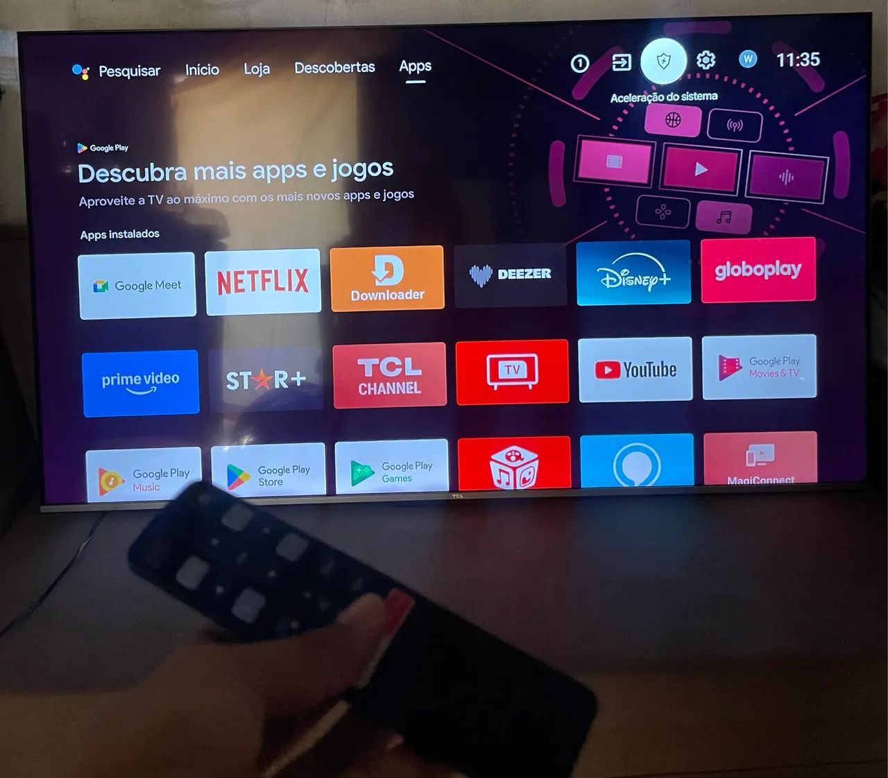Smart TV 65 polegadas TCL - Usada (Perfeito Estado) - Foto 2