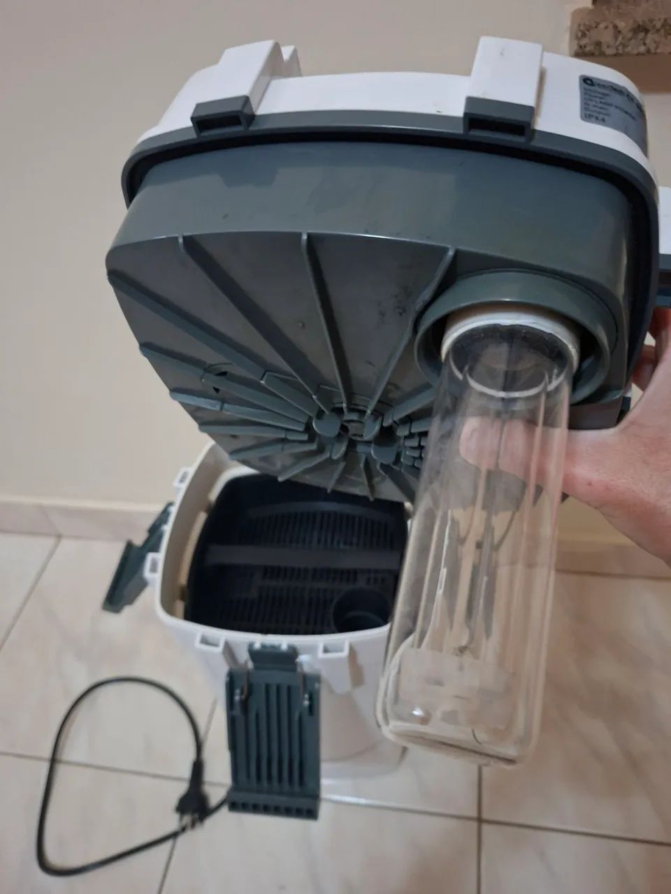 Filtro Canister Ocean Tech CT-1000U-5 com UV para Aquários - Foto 6
