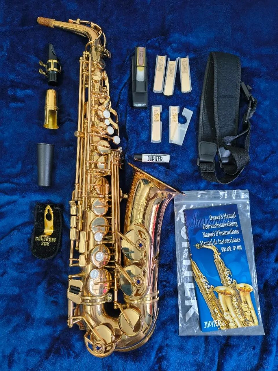その他 jg Saxofone Alto Jupiter 500 JAS510A Gold Lacquer | Musitech