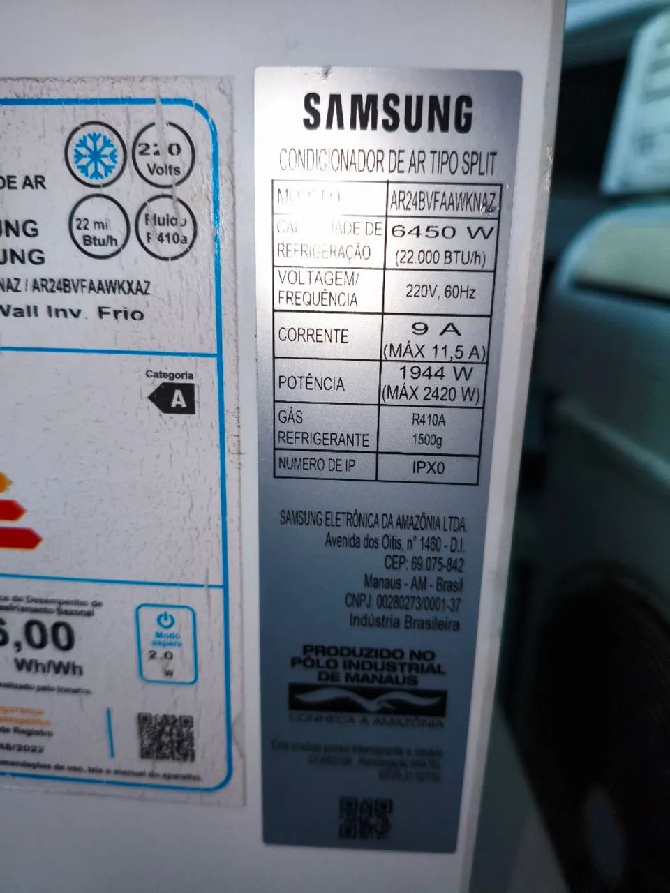 Split Samsung 22.000 Inverter - Foto 3