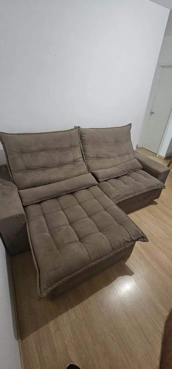 Sofá Retrátil Reclinável 