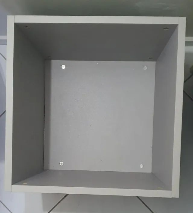 Cachepot em mdf cinza - Foto 2