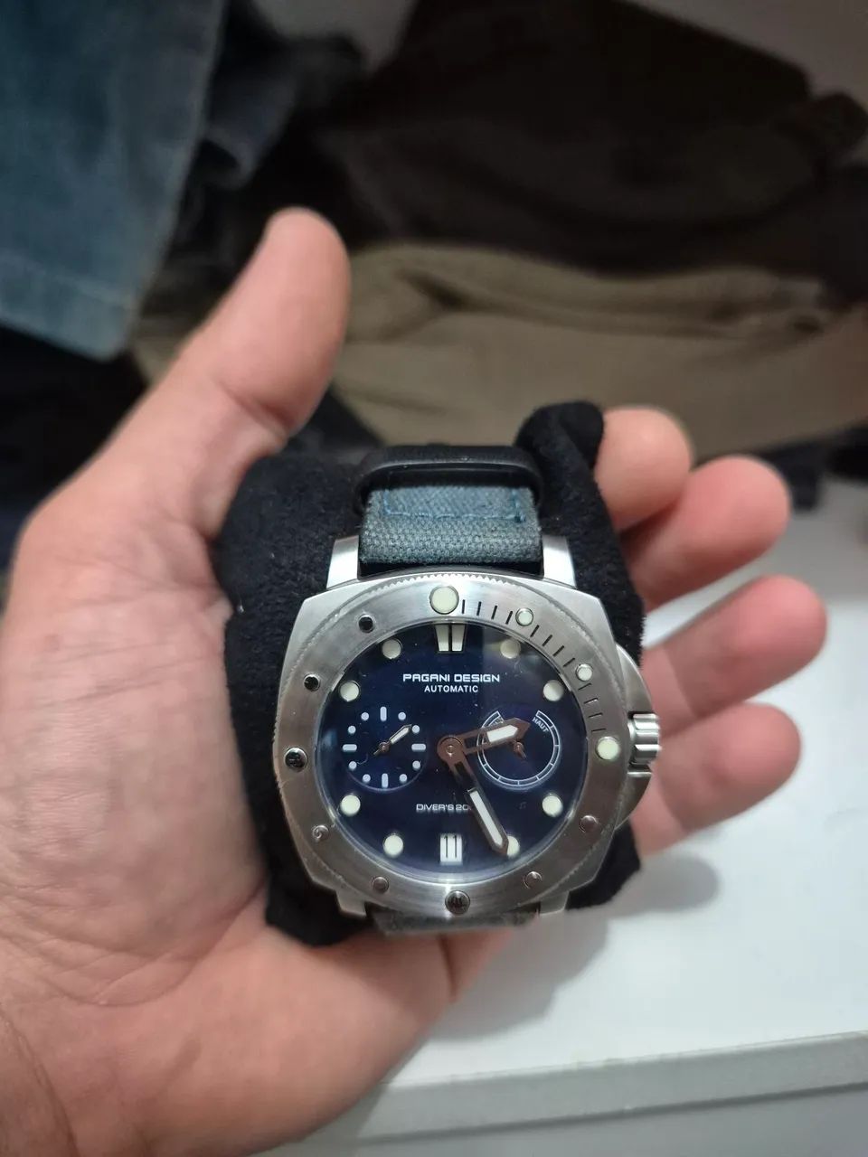 Relógio pagani desing automatico 200m