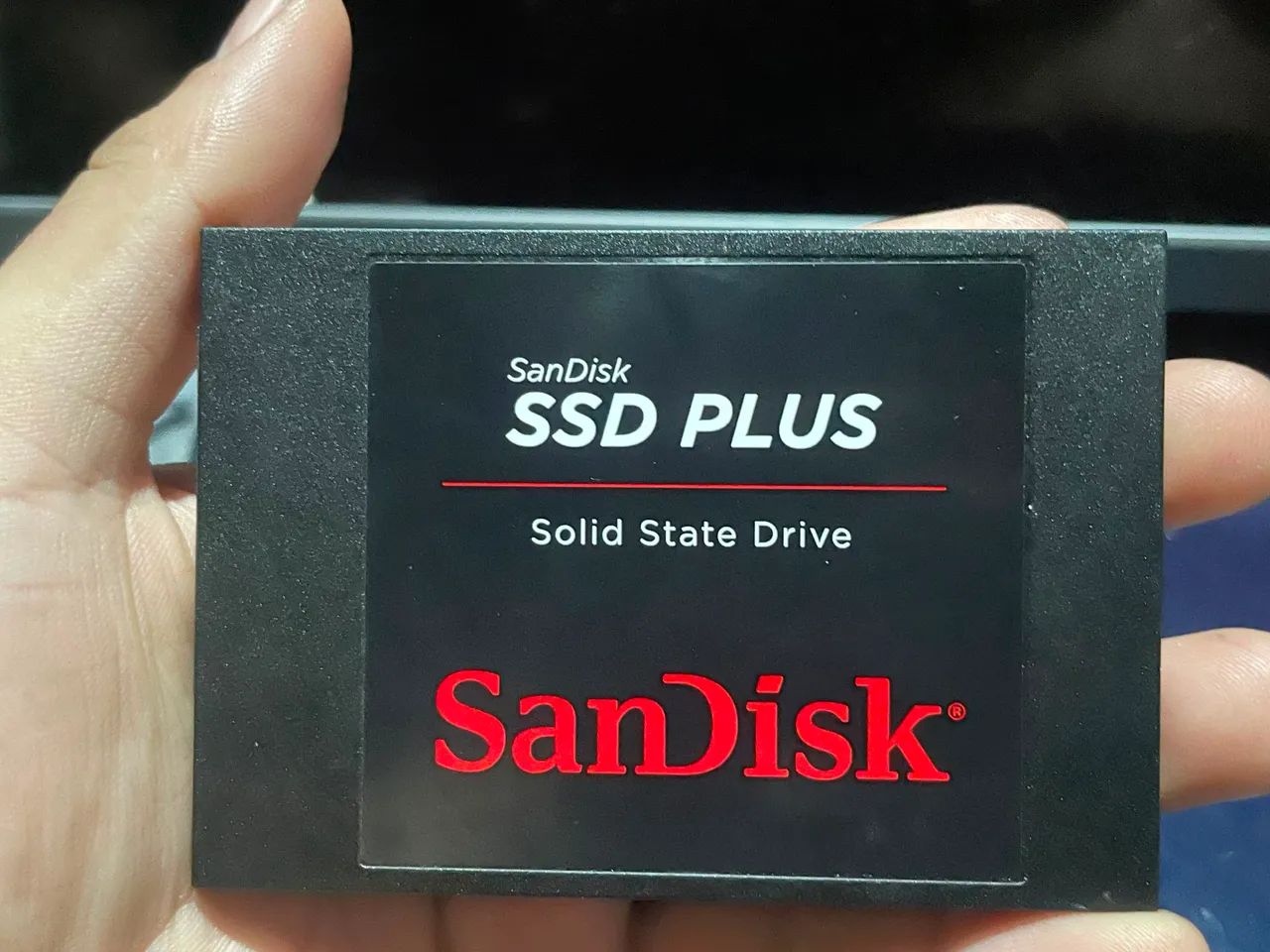 SSD SanDisk Plus 1TB SATA III - Novo, sem uso